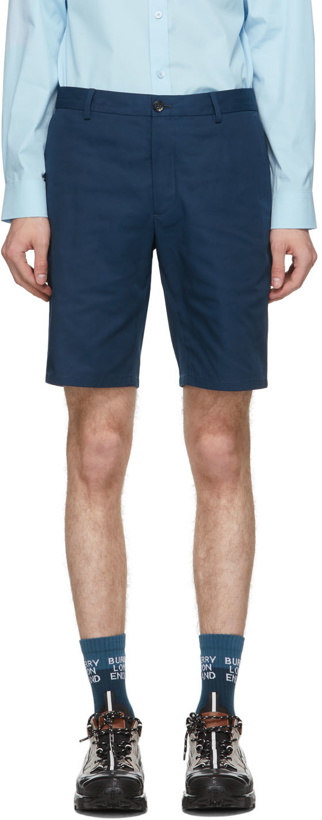 Photo: Burberry Navy Shibden Shorts