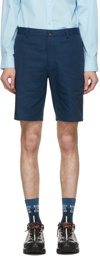 Burberry Navy Shibden Shorts