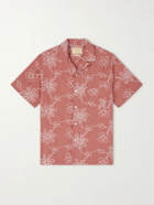 Portuguese Flannel - Compota Embroidered Cotton-Blend Shirt - Red