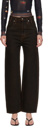 Eckhaus Latta Brown Baggy Jeans
