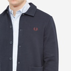 Fred Perry Authentic Men's Button Down Pique Shirt in Navy