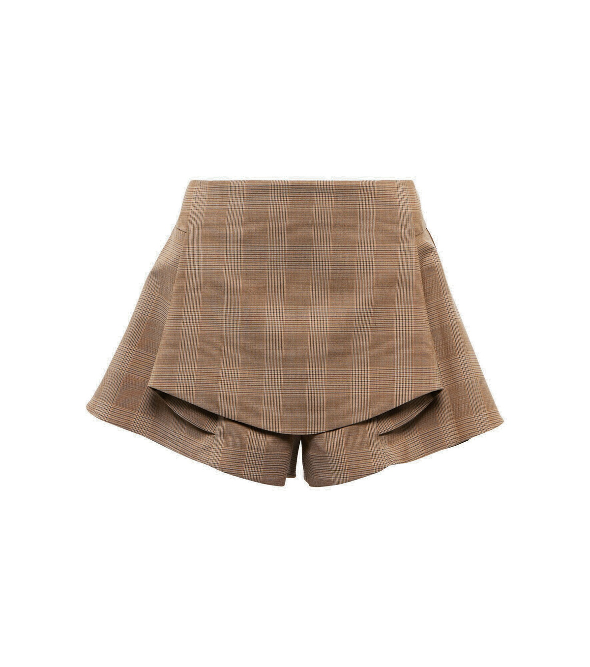 Givenchy - Checked wool-blend shorts Givenchy