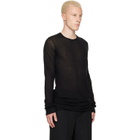Rick Owens Black Tower Basic LS T-shirt