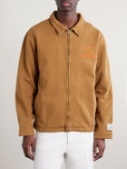 Gallery Dept. - Montecito Logo-Print Cotton-Jersey Jacket - Brown