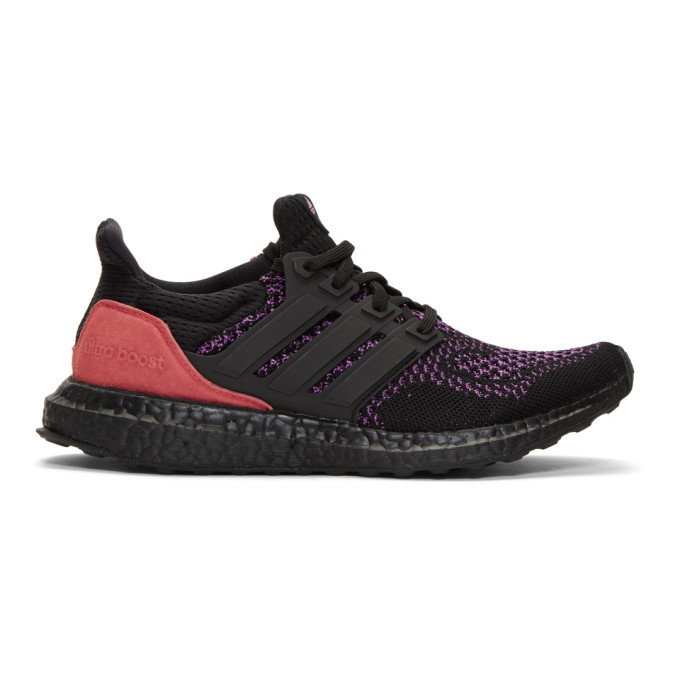 Photo: adidas Originals Black and Red CBC Harlem Caged UltraBOOST Sneakers