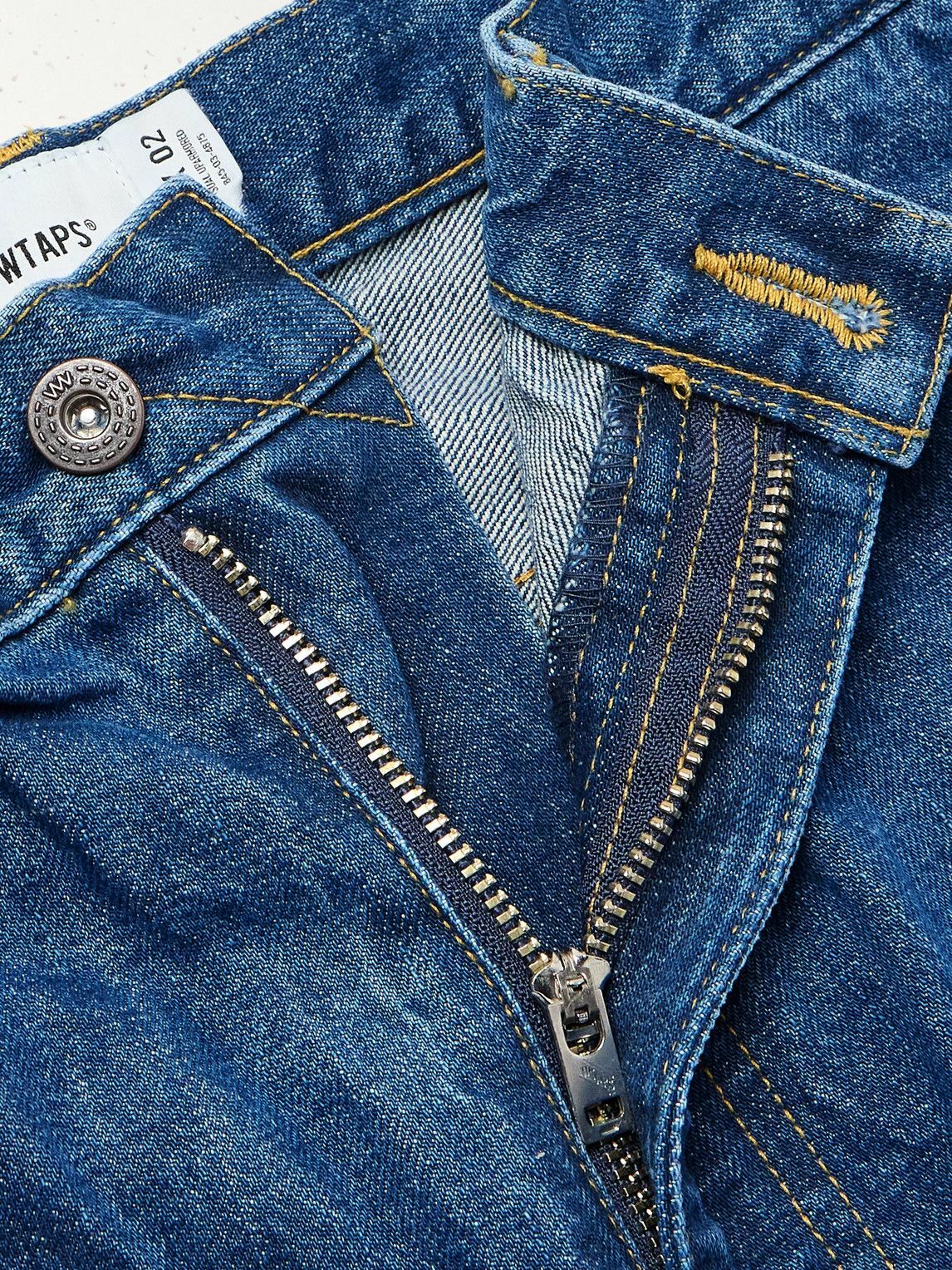 WTAPS - Blues Straight-Leg Cropped Jeans - Blue
