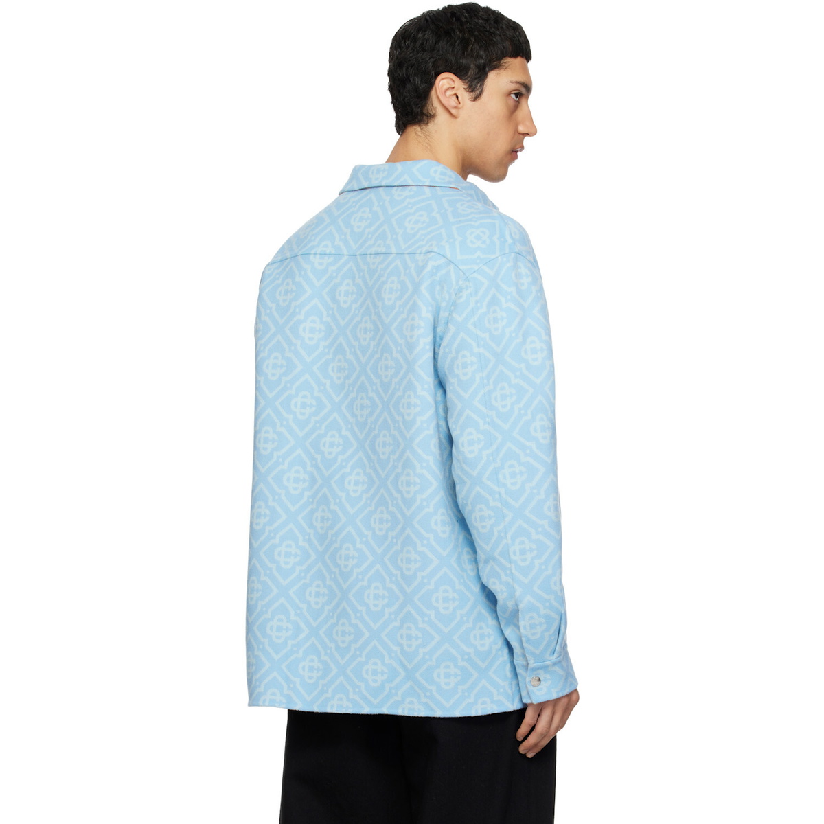 Casablanca Blue Double Faced Overshirt