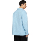 Casablanca Blue Double Faced Overshirt