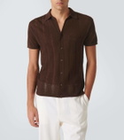 King & Tuckfield Wool bowling shirt
