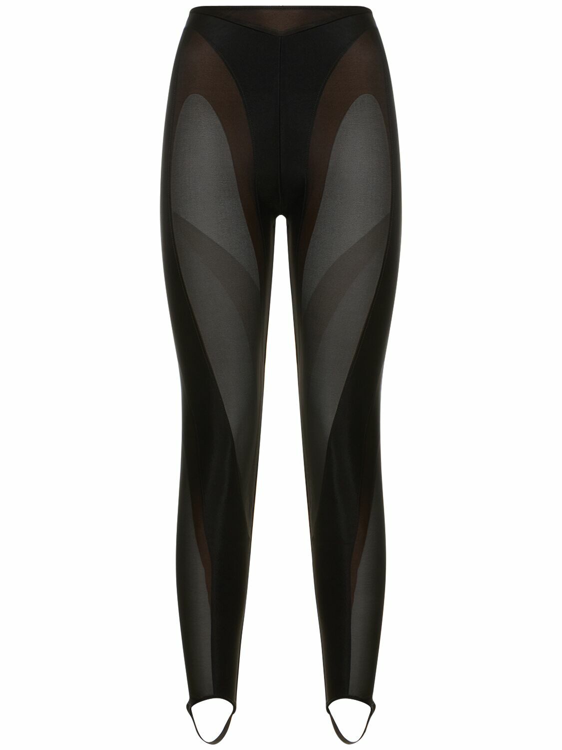 Mugler Black Scuba Bicycle Leggings – Vintage by Misty