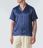 Frescobol Carioca Roberto silk bowling shirt