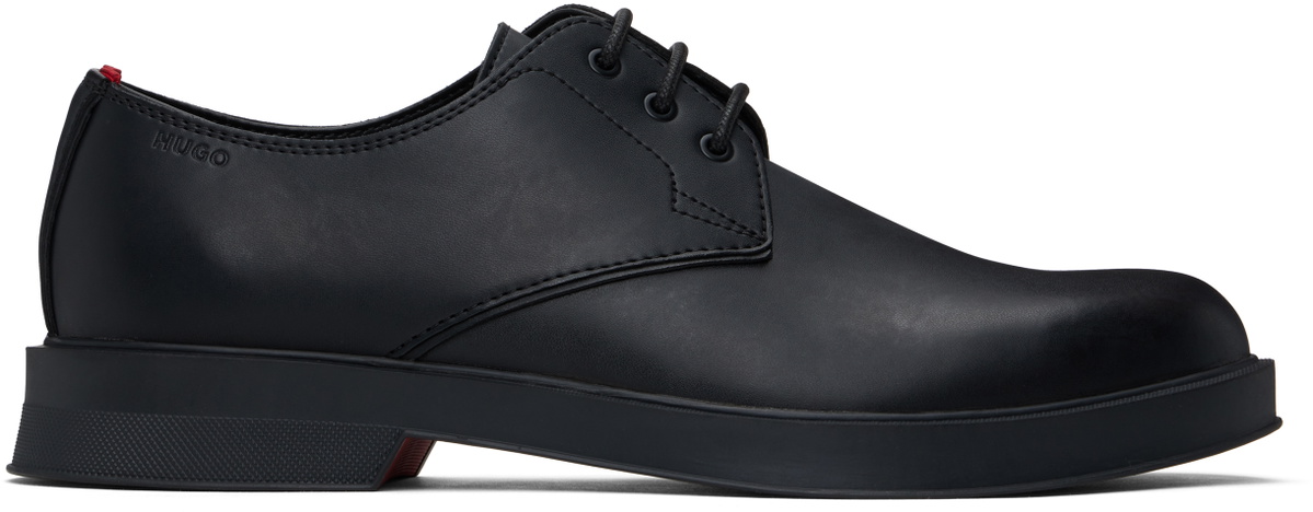 Hugo Black Leather Derbys
