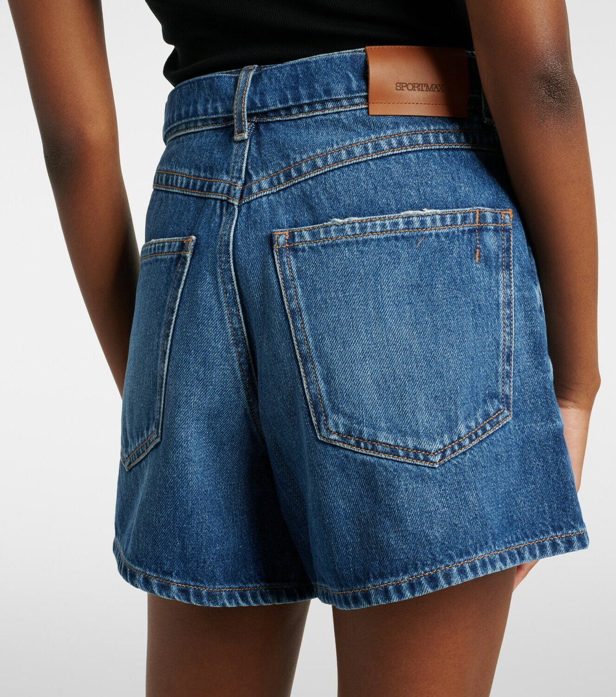 Sportmax Fiesta denim shorts