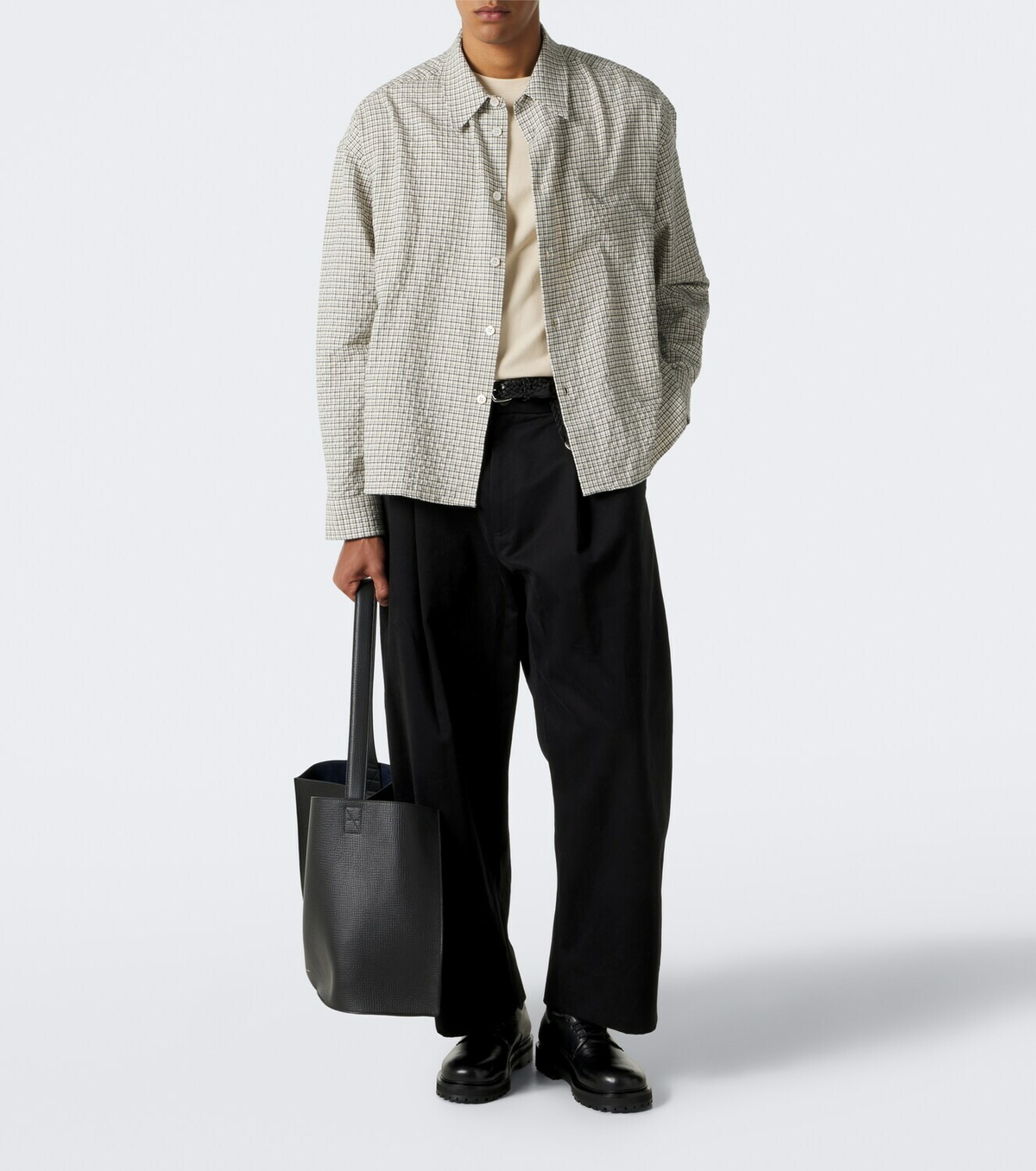 Studio Nicholson Checked cotton shirt