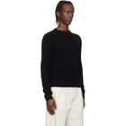 Moncler Black Matt Crewneck Sweater