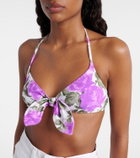 Chloé Floral bikini top