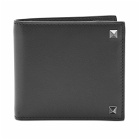 Valentino Men's Rockstud Billfold Wallet in Black