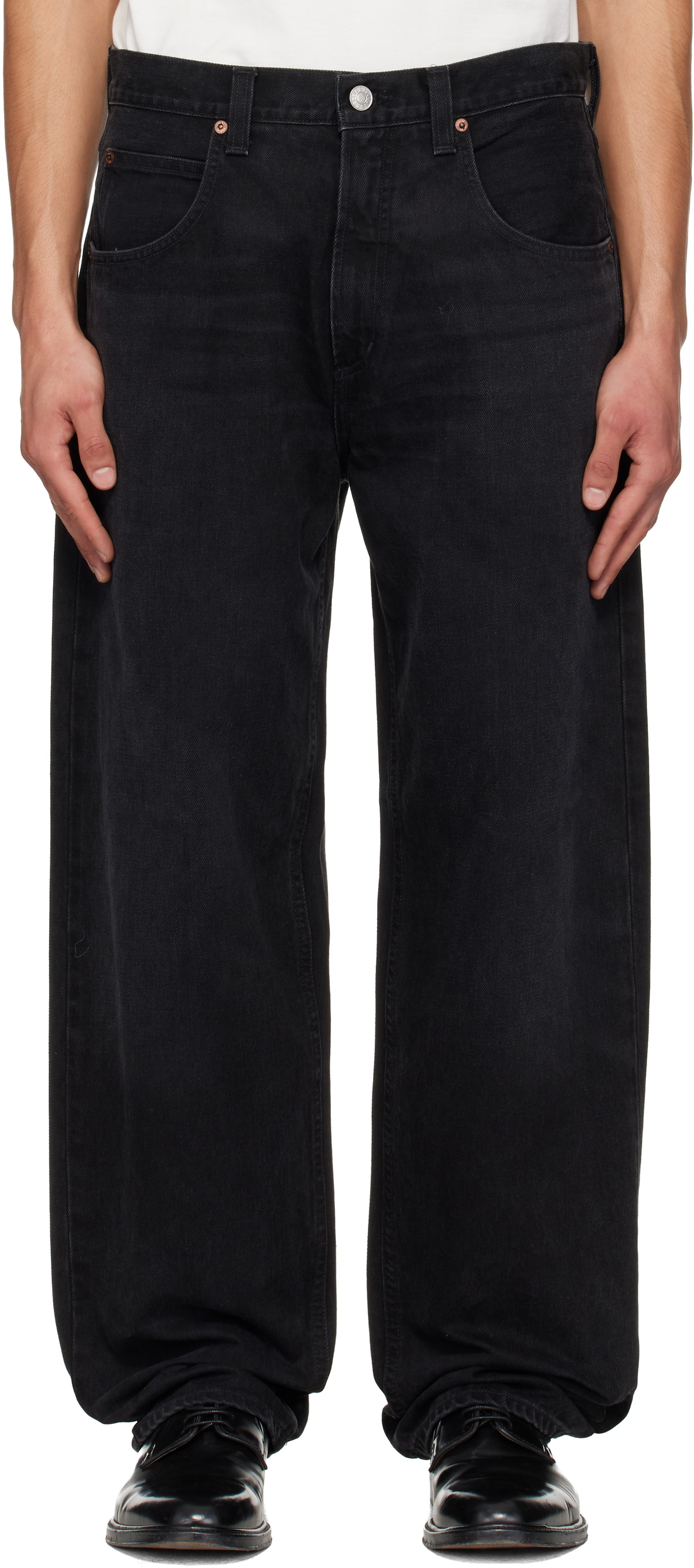 AGOLDE Black Fusion Jeans