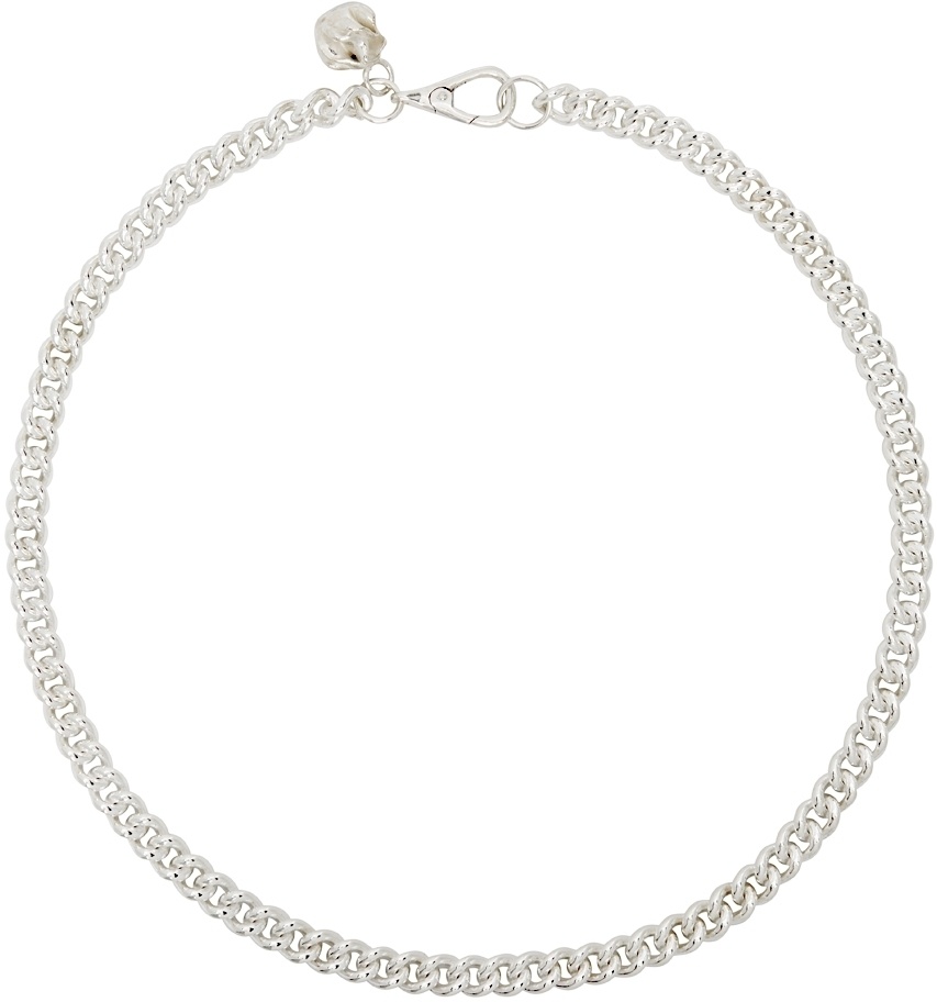 Georgia Kemball Wiggly Bead Curb Chain Necklace