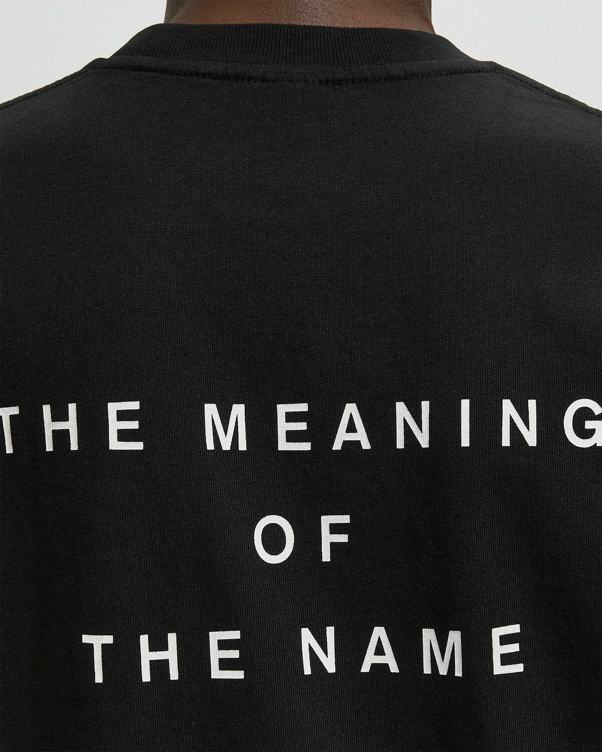 PATTA Meaning of the Name Tee Black Mens Shortsleefe