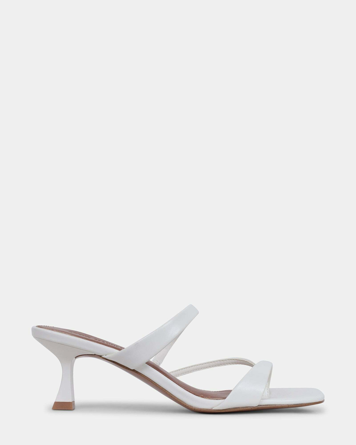 Steve Madden Ajay Heels in White