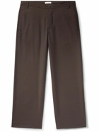 The Row - Kenzai Virgin Wool and Mohair-Blend Trousers - Brown