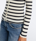 Veronica Beard Anwin striped wool cardigan