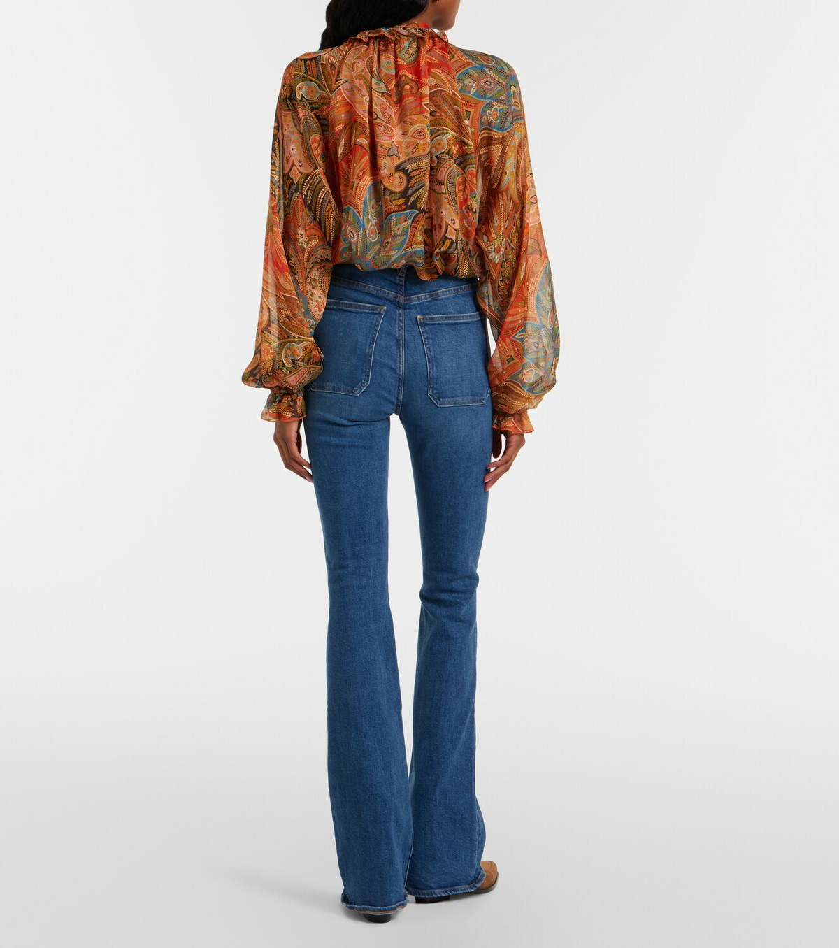 Veronica Beard Beverly flared jeans