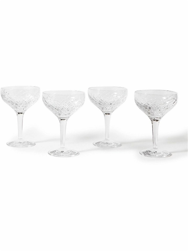 Photo: Soho Home - Barwell Set of Four Crystal Coupe Glasses