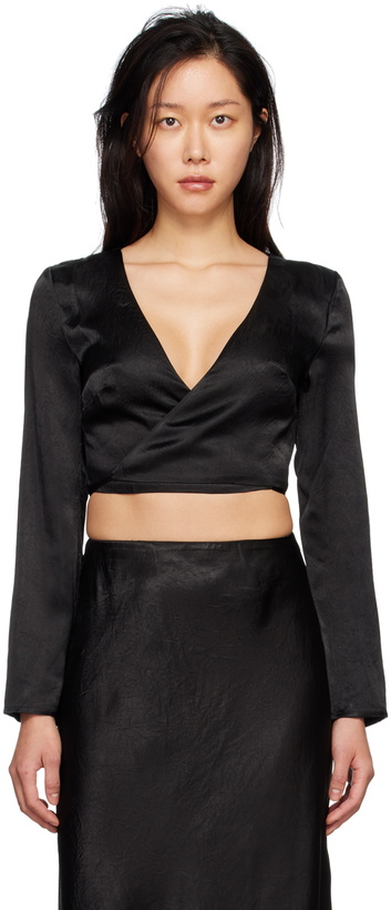 Photo: THIRD FORM SSENSE Exclusive Black Crush Blouse