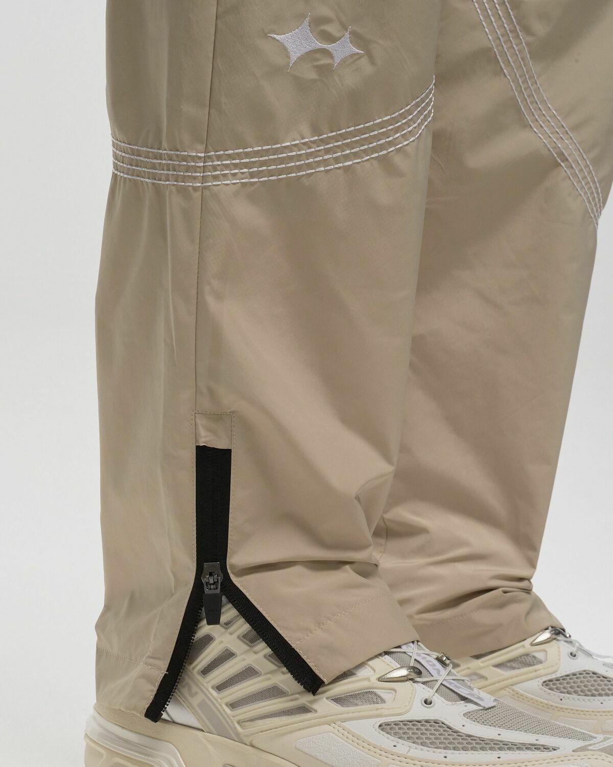 Bstn Brand Contrast Track Pants Beige - Mens - Track Jackets