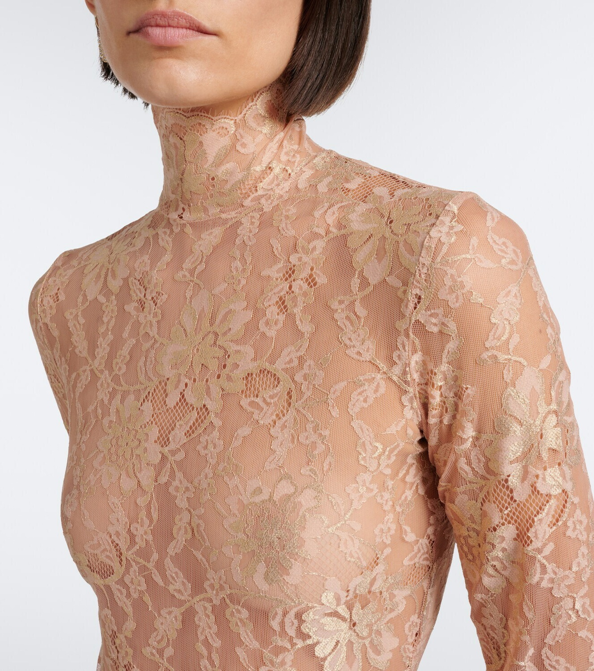 Valentino Sheer lace bodysuit