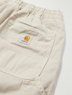 Carhartt WIP - Flint Straight-Leg Garment-Dyed Organic Cotton-Twill Trousers - Neutrals