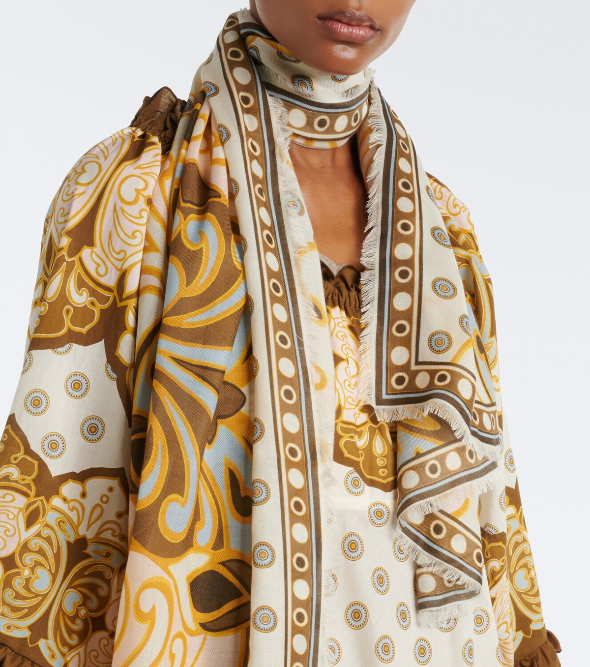 La DoubleJ Printed scarf