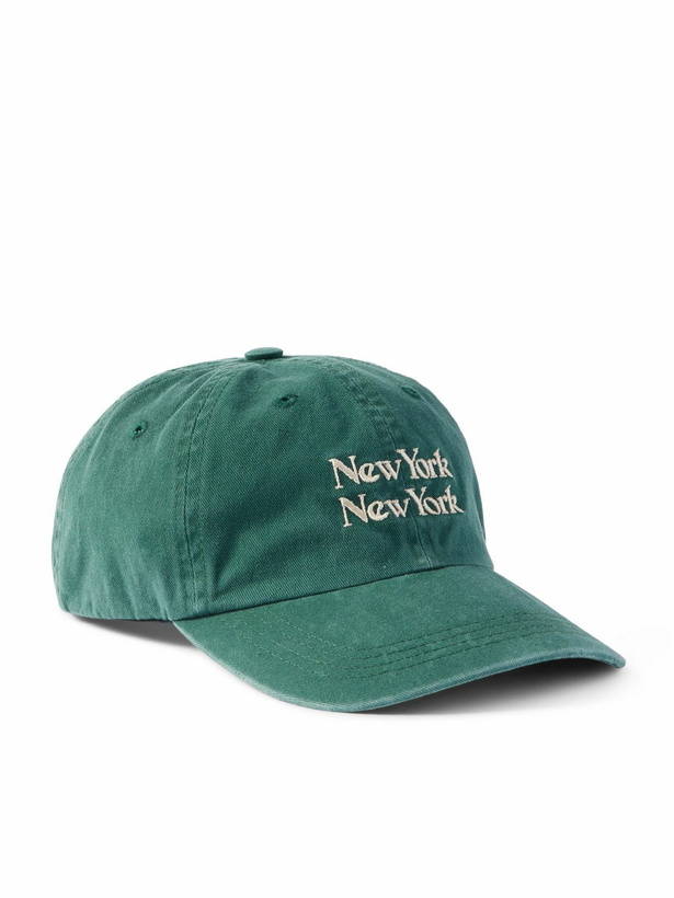 Photo: Corridor - New York Embroidered Cotton-Twill Baseball Cap