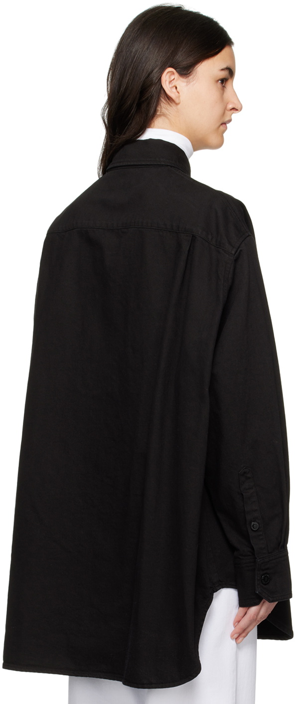 Raf Simons Black Oversized Shirt