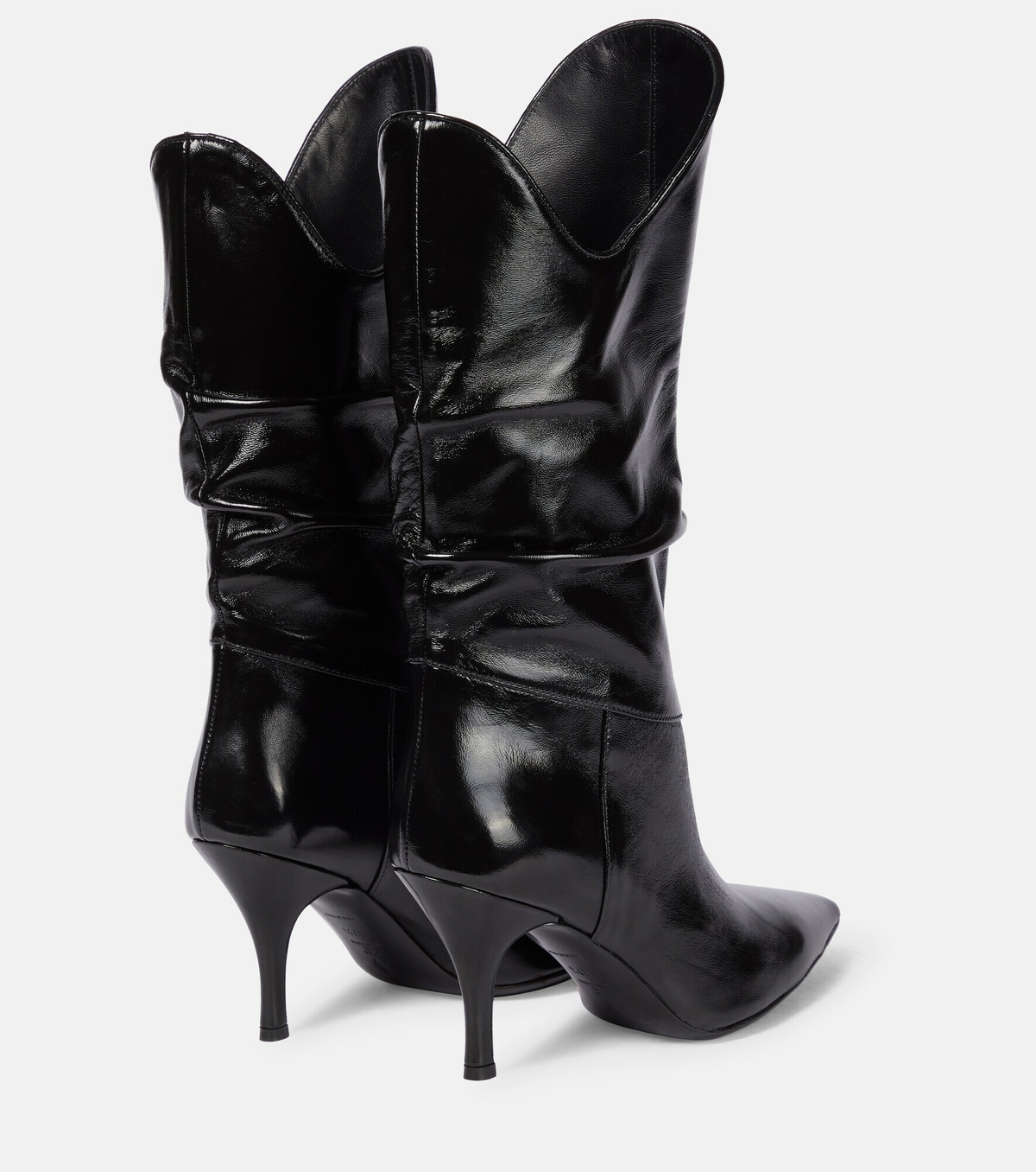 The Attico Venus patent leather boots The Attico