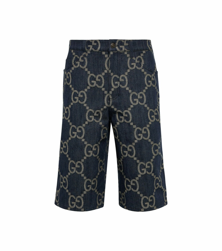 Photo: Gucci - Jumbo GG cotton shorts