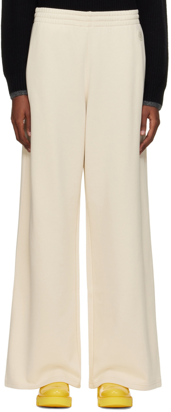 Moncler Beige Patch Lounge Pants