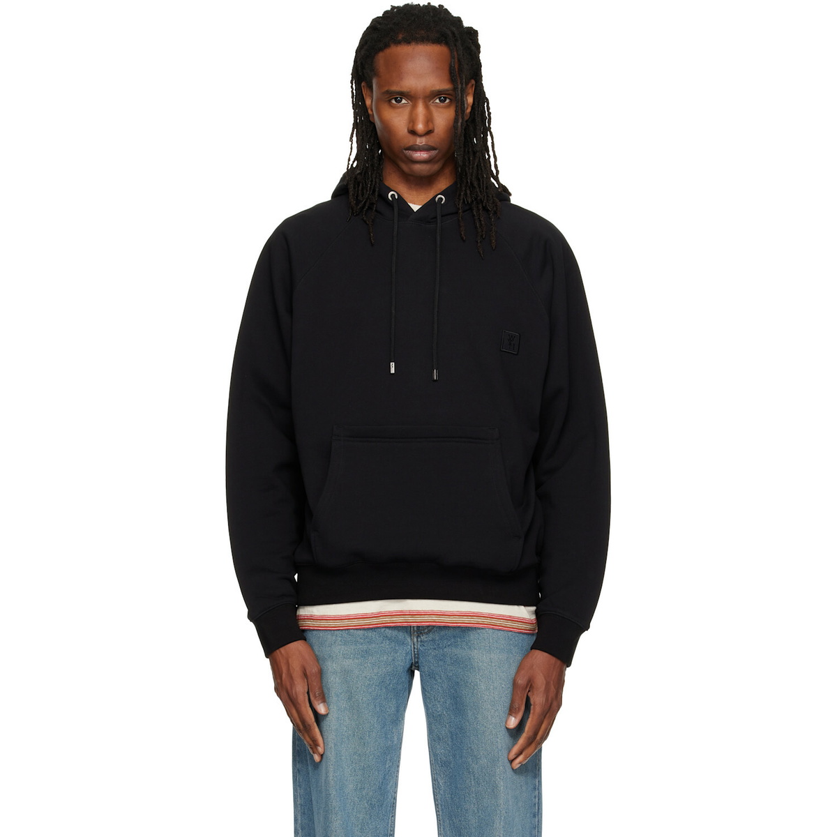 WOOYOUNGMI Black Logo Hoodie