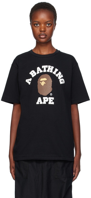 Photo: BAPE Black College T-Shirt