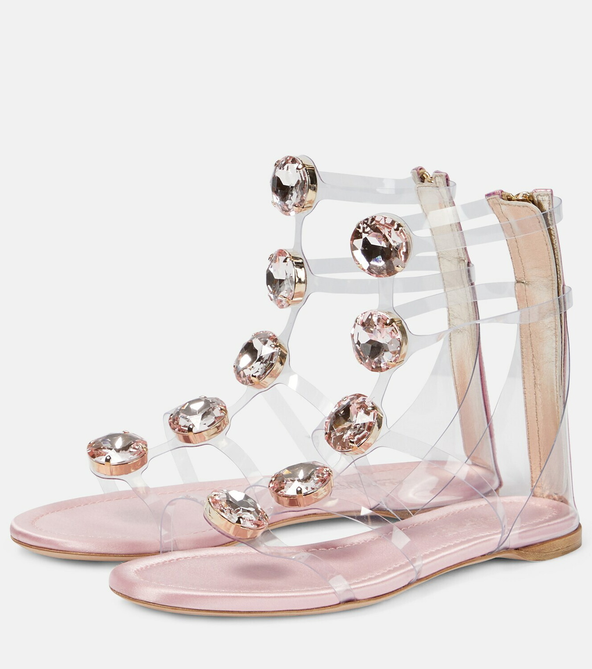 Giambattista Valli Embellished PVC sandals