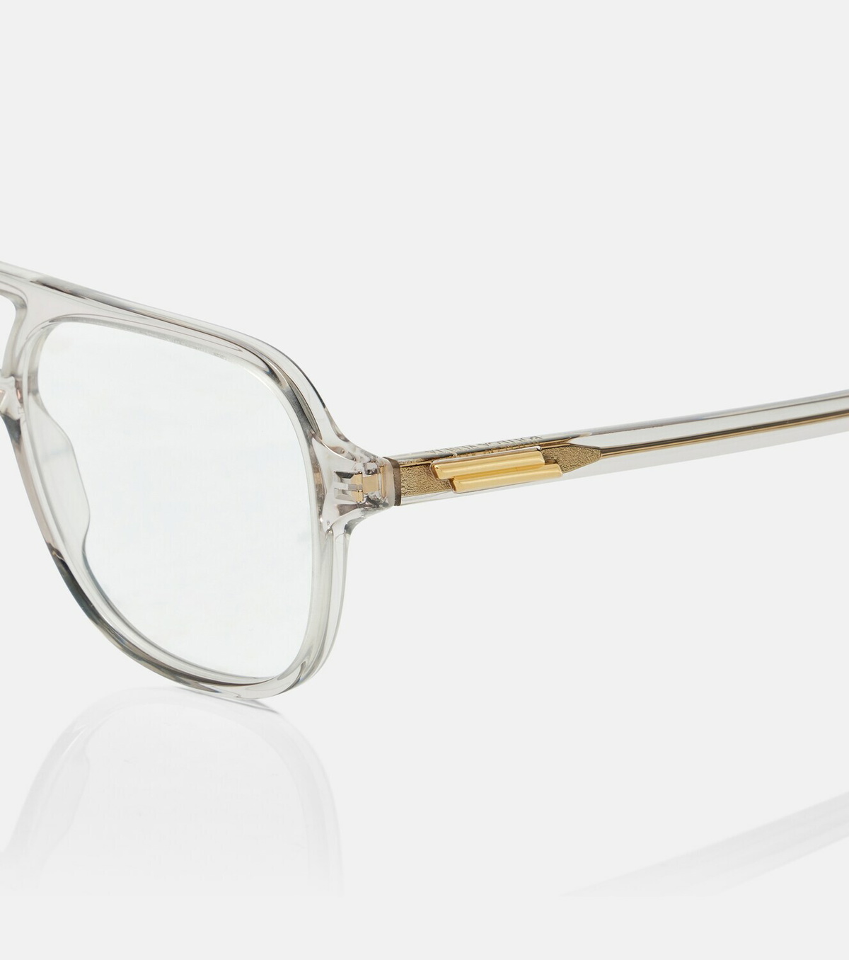 Bottega Veneta Slim Ribbon aviator glasses