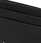 ALEXANDER MCQUEEN - Logo-Print Leather Cardholder - Black