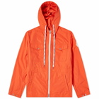 Moncler Men's Carion Hooded Zip Jacket in Orange
