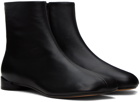 MM6 Maison Margiela Black Zip Boots