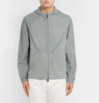 Berluti - B-Way Suede Jacket - Men - Mint