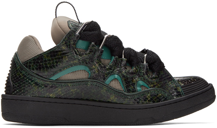 Photo: Lanvin Green Curb Sneakers