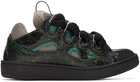 Lanvin Green Curb Sneakers