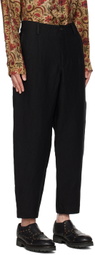 UMA WANG Black Patrick Trousers